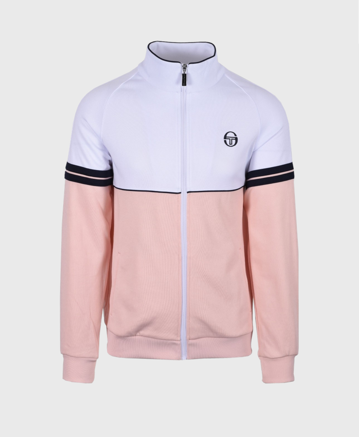 Sergio Tacchini Stm14594 Orion Track Top Seashell Pinkwhite Vault