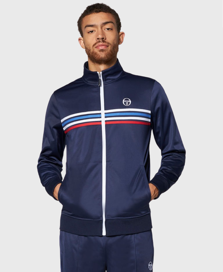 Sergio Tacchini New Varena Track Jacket Maritime Blue – Vault Menswear