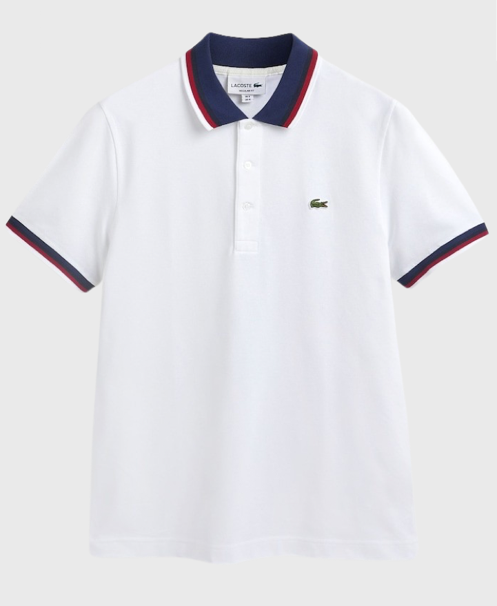 Lacoste PH3461 Polo Shirt 001 White – Vault Menswear