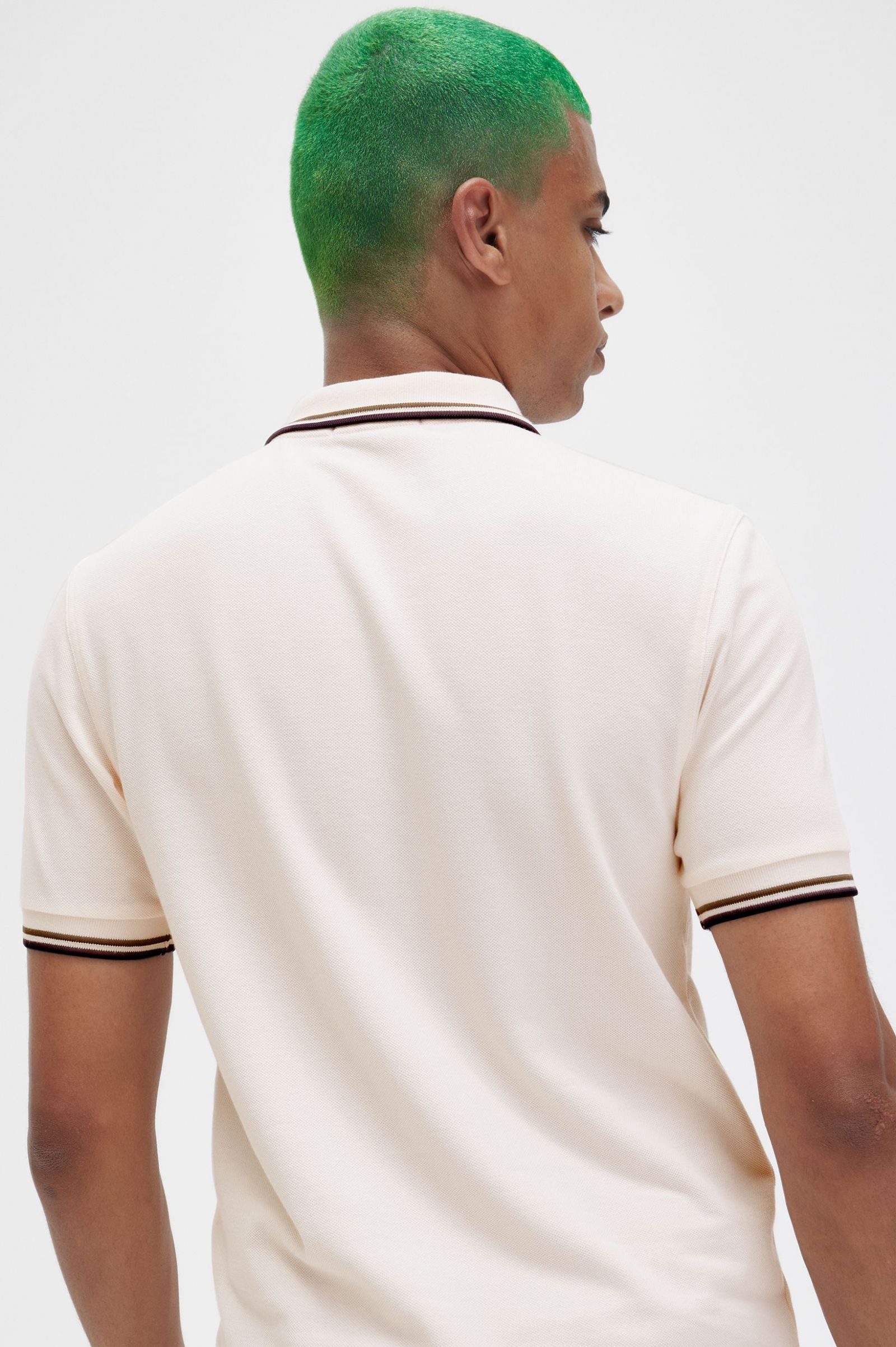 Fred Perry M3600 Twin Tipped Polo Shirt R33 Silky Peach – Vault