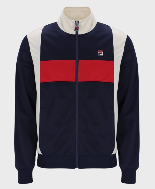 Fila Andre Tracktop Navy/Red/White – Vault Menswear