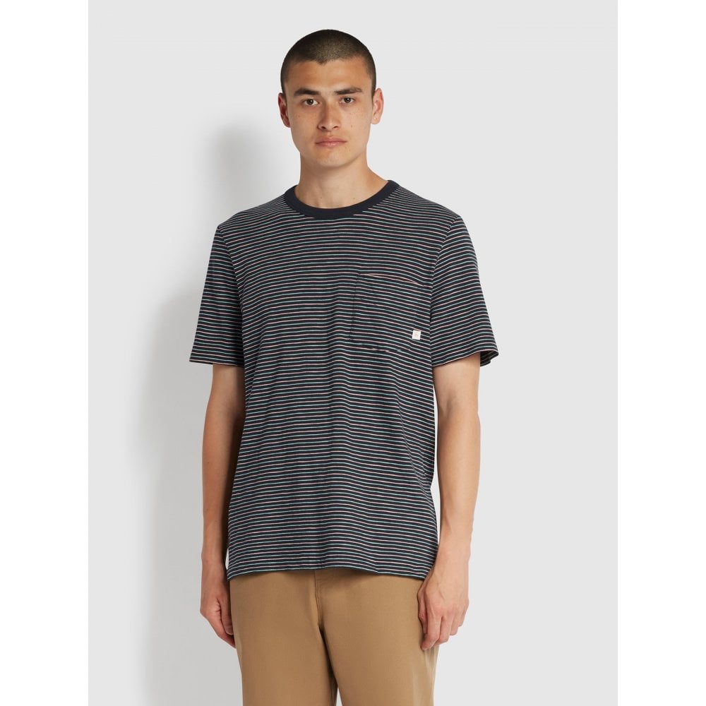 Farah Emmet T-Shirt True Navy | VAULT. – Vault Menswear