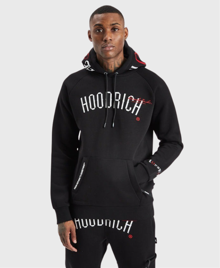 Hoodrich OG Heat Hoodie Black/White/Red – Vault Menswear