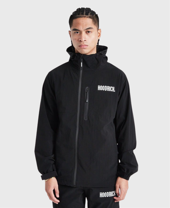 Hoodrich OG Core V2 Full Zip Track Jacket Black/White – Vault Menswear