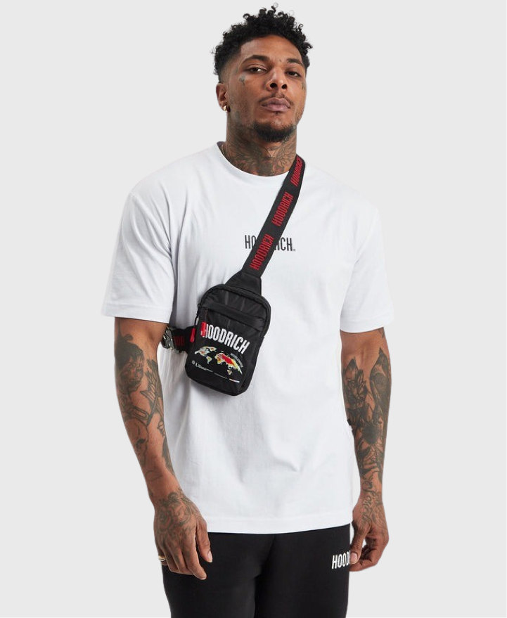 Hoodrich OG Import Mini Bag Black White Red Vault Menswear