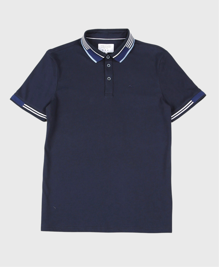 Mish Mash Oslo Polo Shirt Navy Blue – Vault Menswear