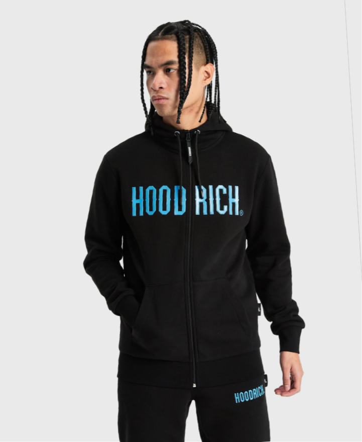 Hoodrich OG Link Zip Hoodie Black – Vault Menswear