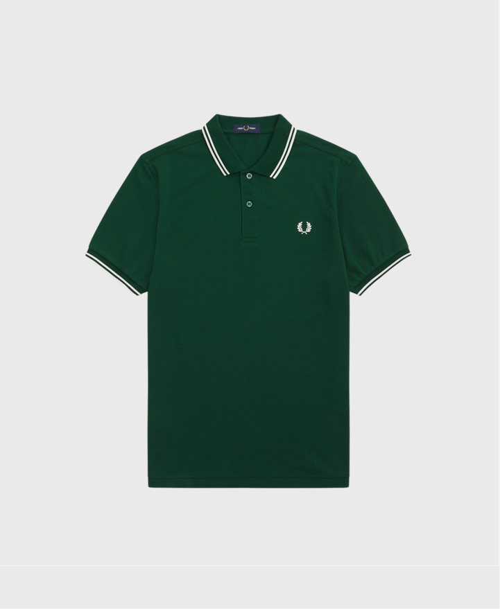 Fred Perry M3600 Twin Tipped Polo Shirt Ivy – Vault Menswear