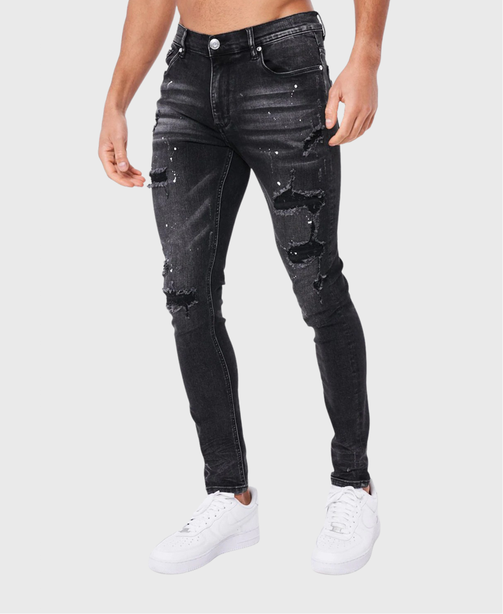 Pre London Tristan Jeans Black – Vault Menswear