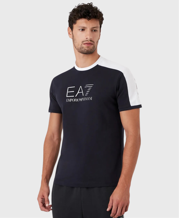 EA7 Emporio Armani 6LPT06 T-Shirt Navy Blue – Vault Menswear